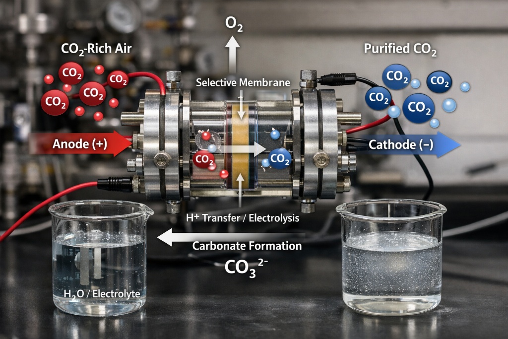 Researchers Achieve High-Rate, Low-Energy Carbon Capture via Innovative Electrochemical Design